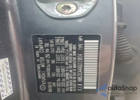 2016 Hyundai Tucson Limited z USA, uszkodzony, nr VIN KM8J3CA44GU119814